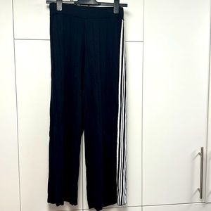 Wide leg black pants